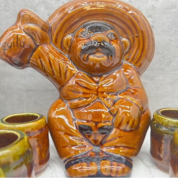 Charro Mariachi Tequilero, Guadalajara Tequila,Unique 1 Piece for mescal or Teq. - Picture 2 of 3